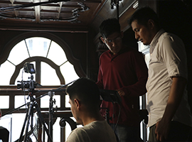 behind the scenes