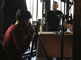 behind the scenes